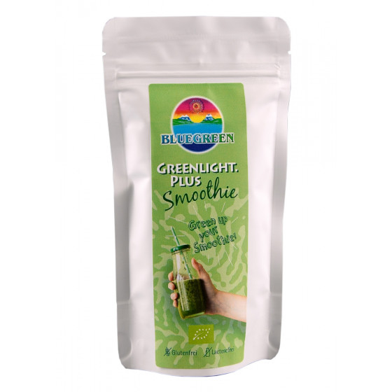 BLUEGREEN GREENLIGHT.PLUS BIO Smoothie 90 g Inhalt  Vegan Glutenfrei AFA Algen Spirulina